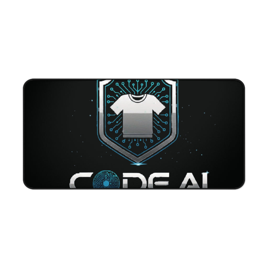 Code AI Clothing Desk Mat — Tech Logo Gaming Mousepad