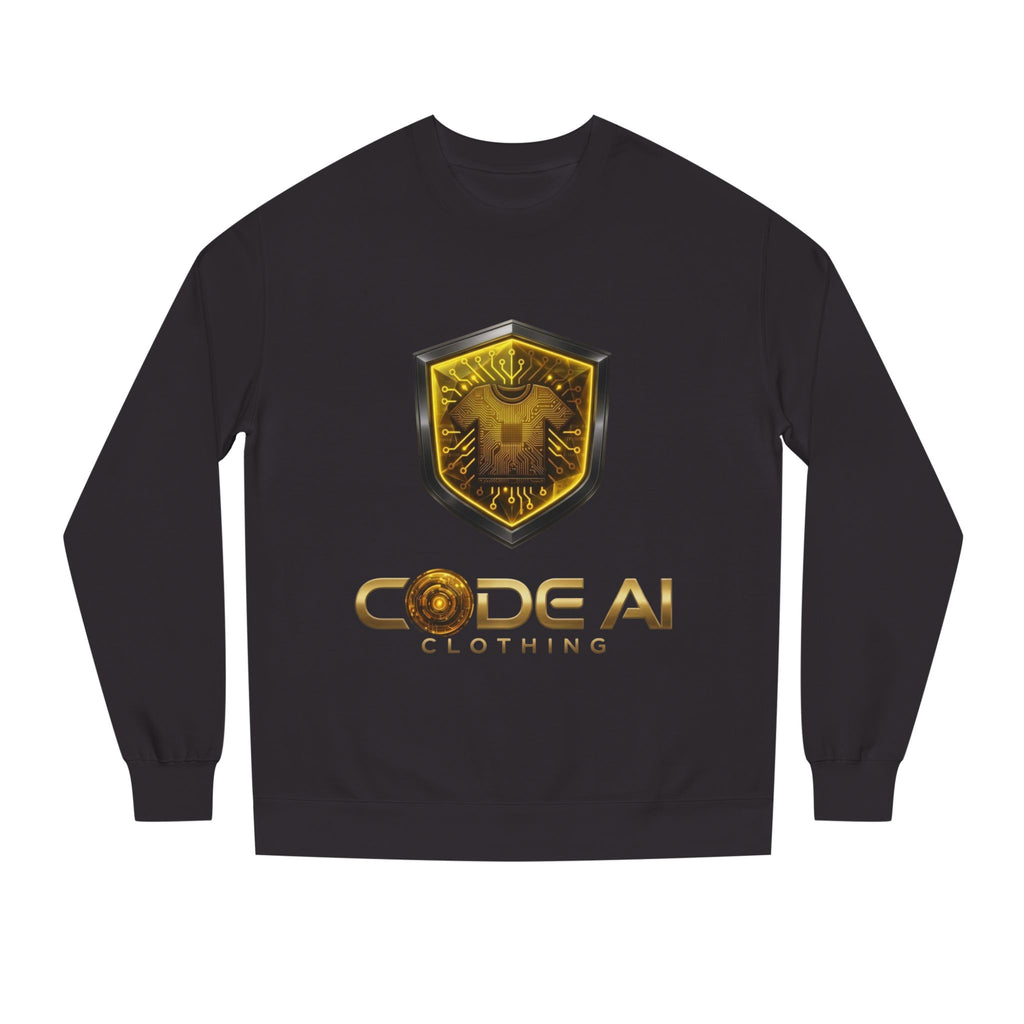 Yellow and black Crew Neck Sweatshirt