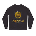 Yellow and black Crew Neck Sweatshirt