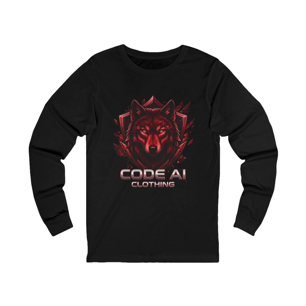 Wolf CodeAiclothing Long Sleeve Tee