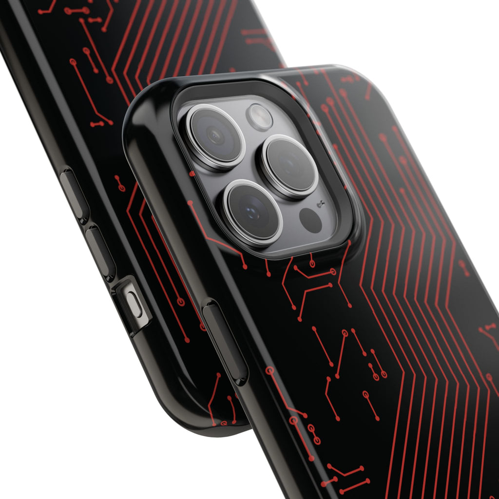 Code AI Circuit Phone Case