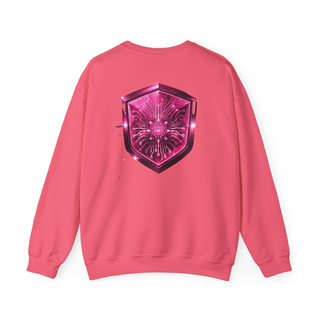 Pink shield Heavy Blend™ Crewneck Sweatshirt