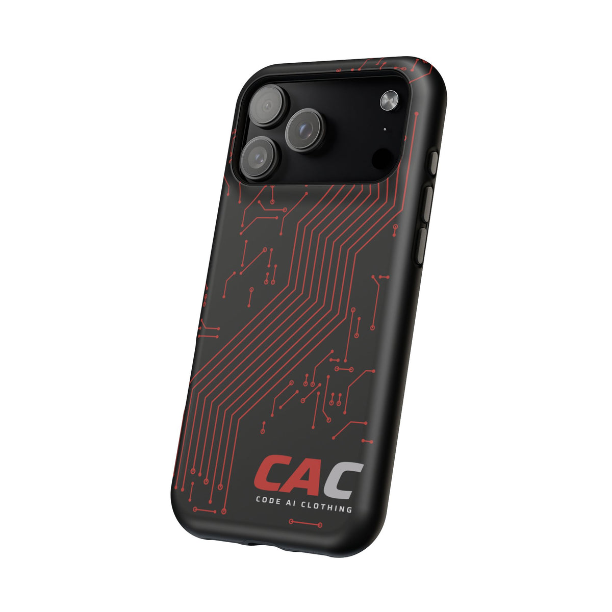 Code AI Circuit Phone Case