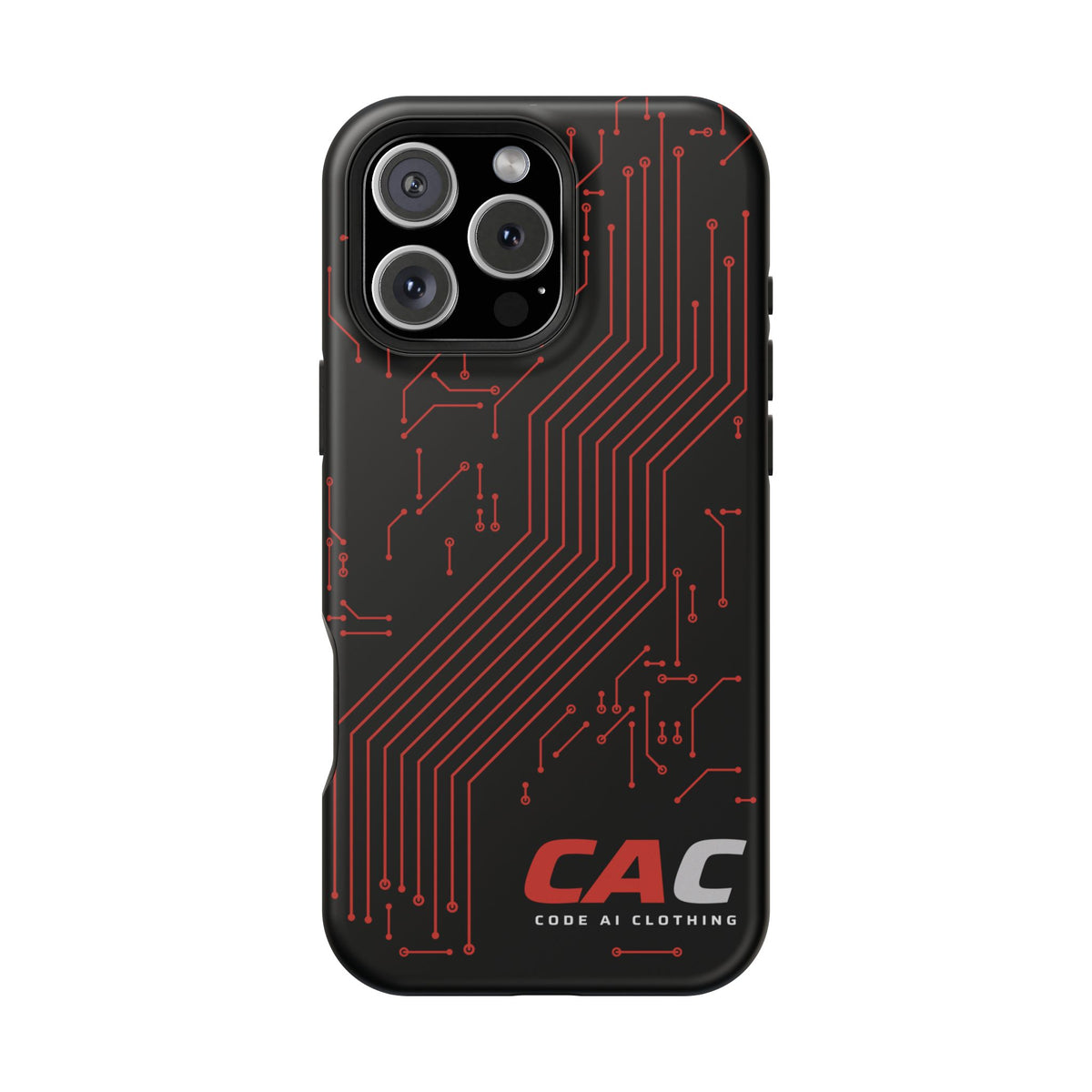Code AI Circuit Phone Case