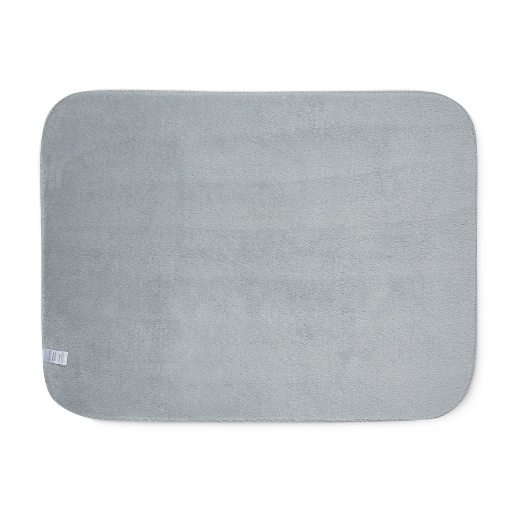 Sherpa Blanket — Code AI Green Shield Logo Plush Throw