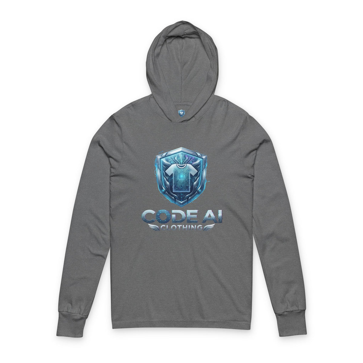 CodeAiclothing Hooded Long Sleeve Tee