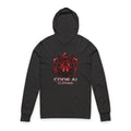 Wolf CodeAiclothing Hooded Long Sleeve Tee