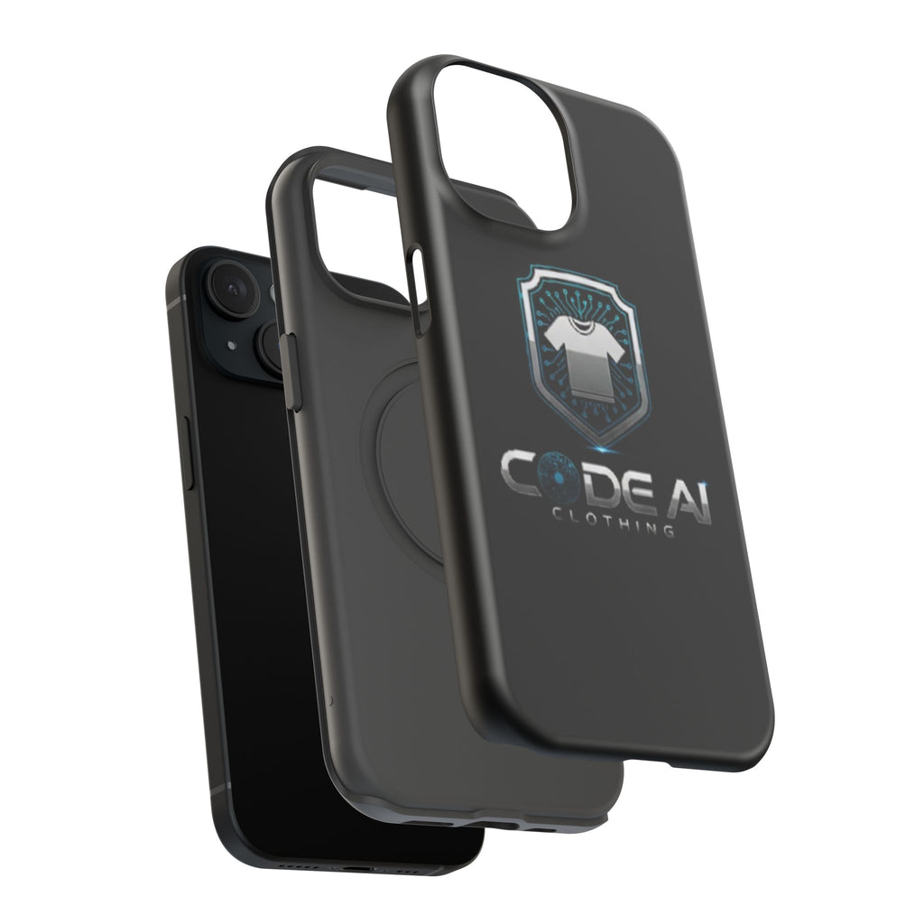 Code AI Clothing Impact-Resistant Phone Case — Tech Shield Logo