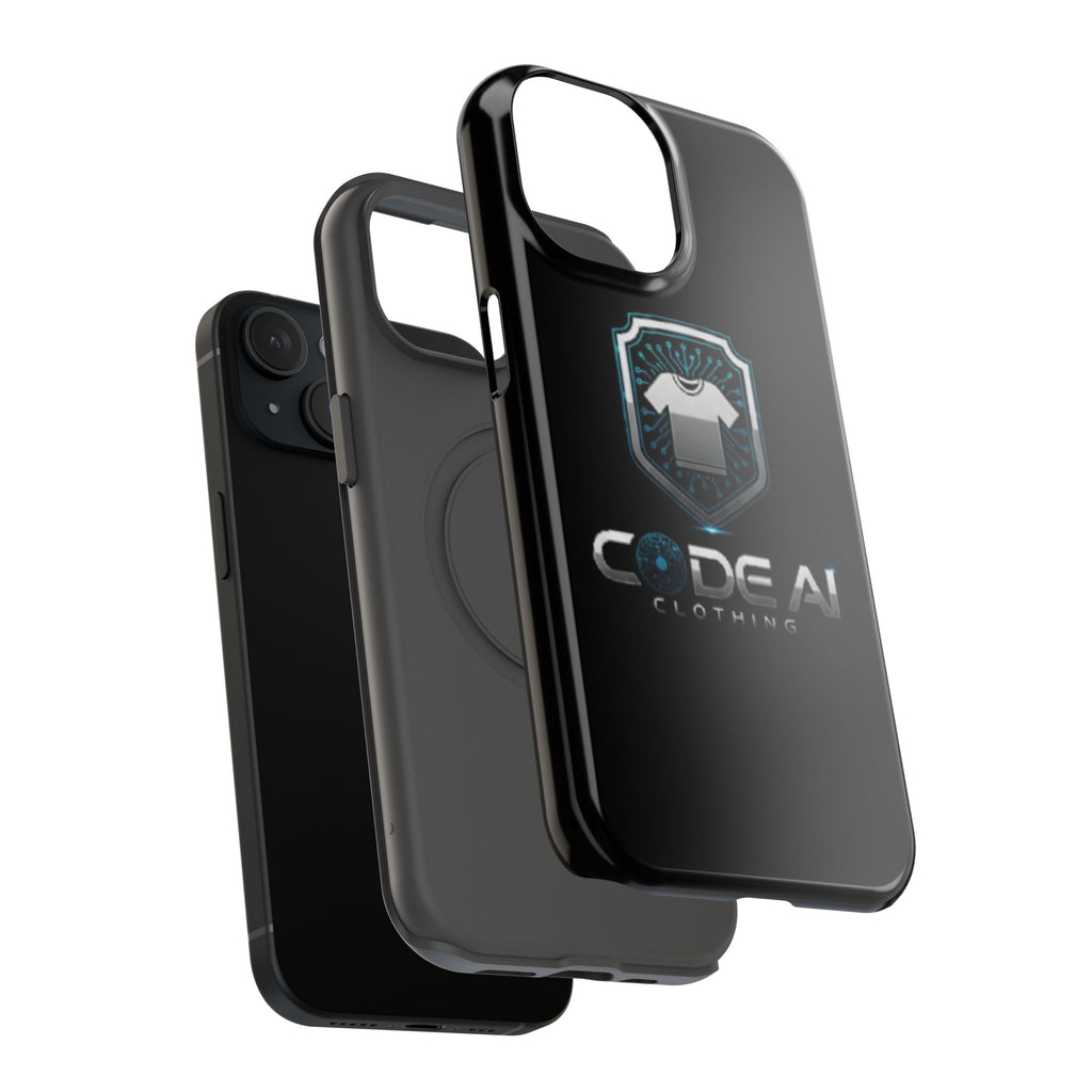 Code AI Clothing Impact-Resistant Phone Case — Tech Shield Logo