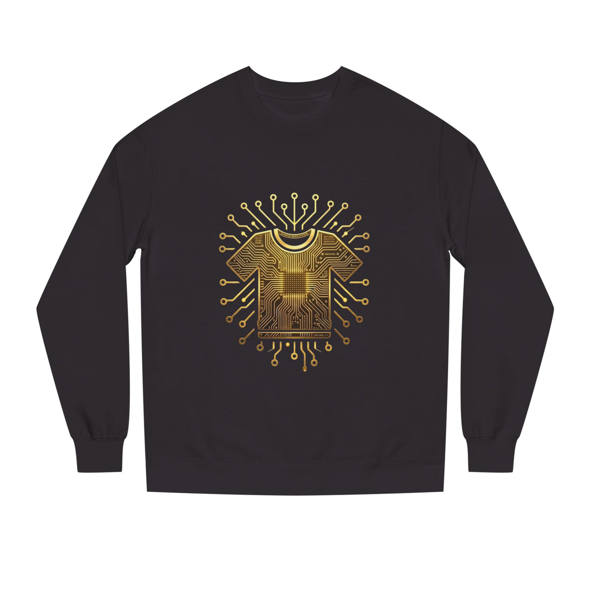 Yellow and Black Code Crewneck