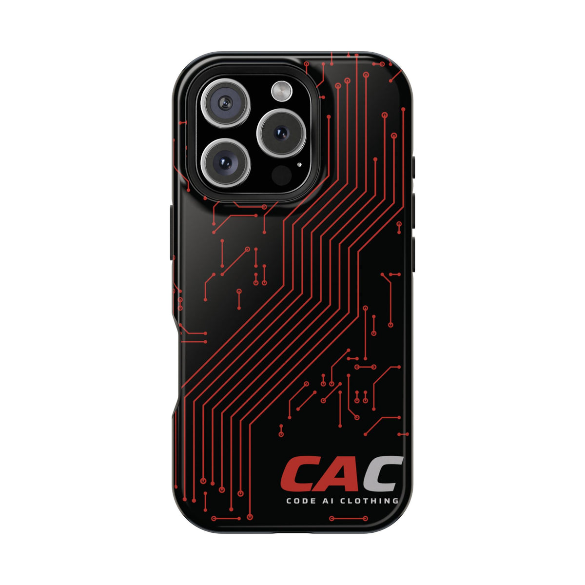 Code AI Circuit Phone Case