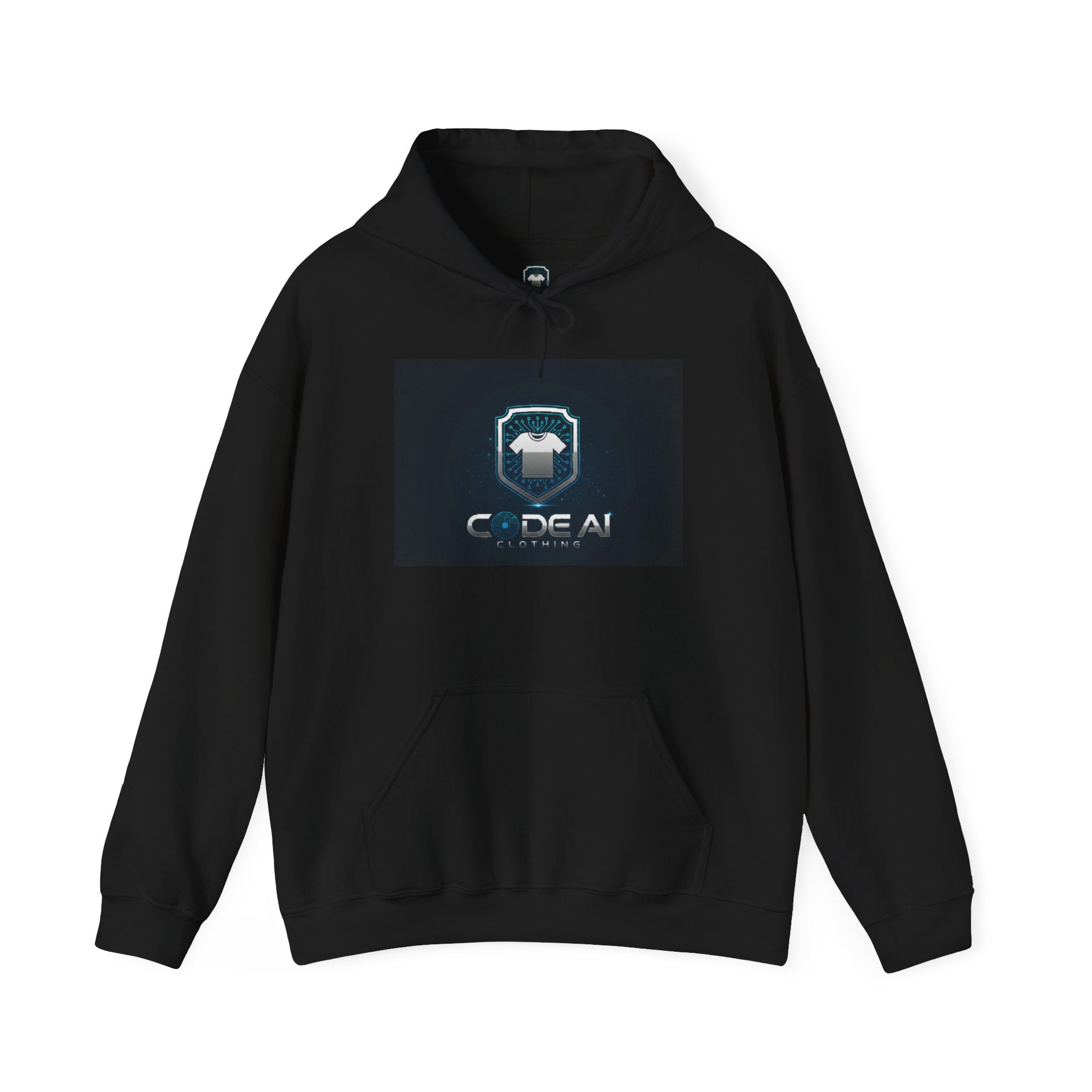Code AI Logo Hoodie — Programmer Tech Pullover