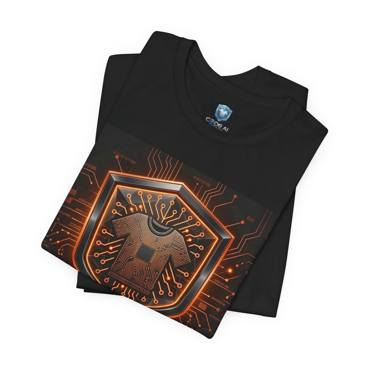 Orange and black CodeAiclothing