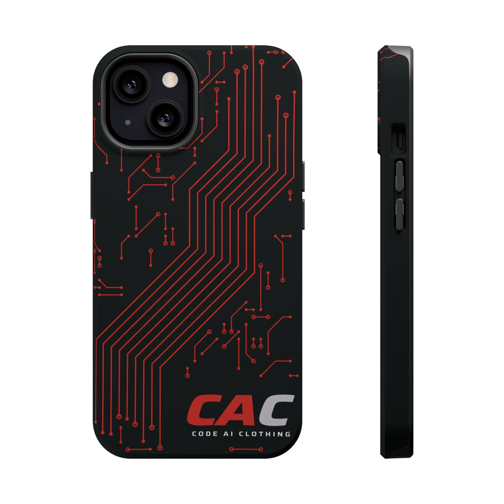 Code AI Circuit Phone Case