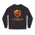 Red and yellow CodeAiclothing Crew Neck Sweatshirt