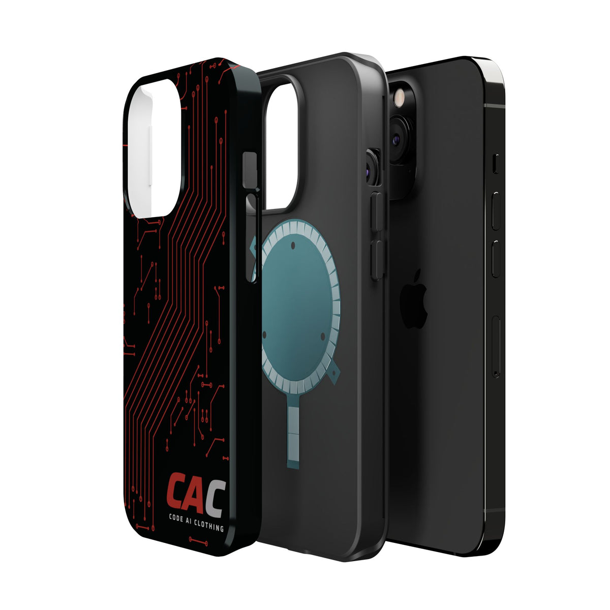 Code AI Circuit Phone Case