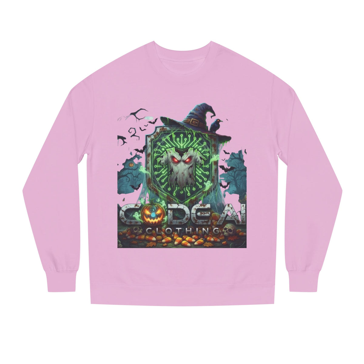 Halloween CodeAiclothing Crew Neck Sweatshirt