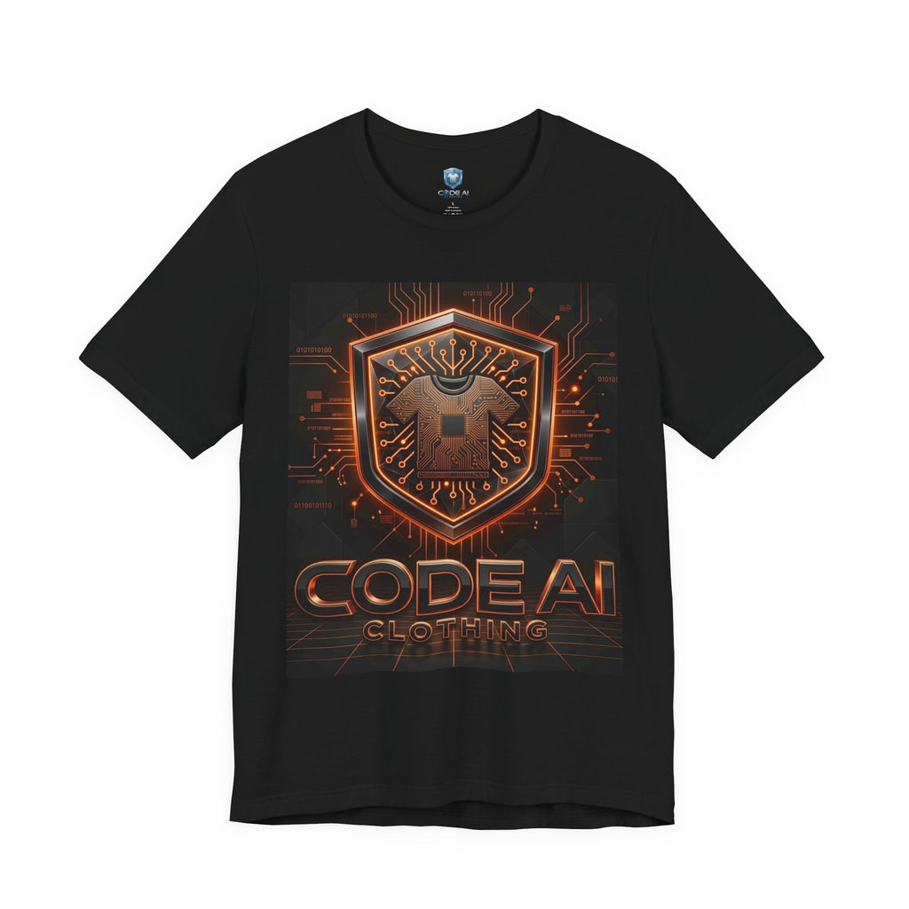 Orange and black CodeAiclothing