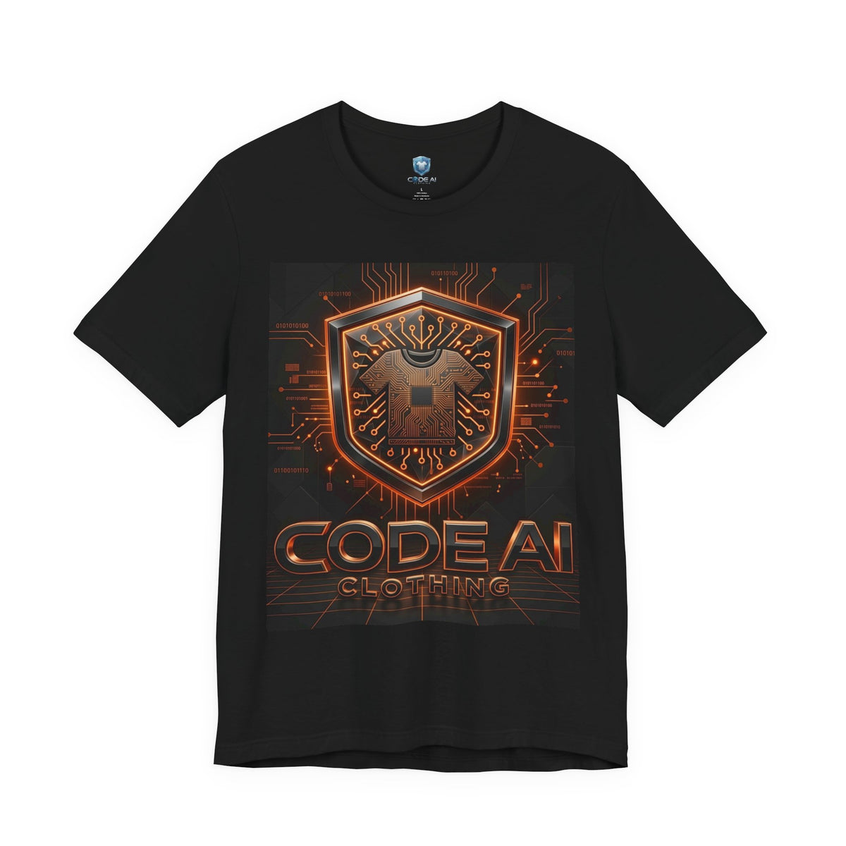 Orange and black CodeAiclothing