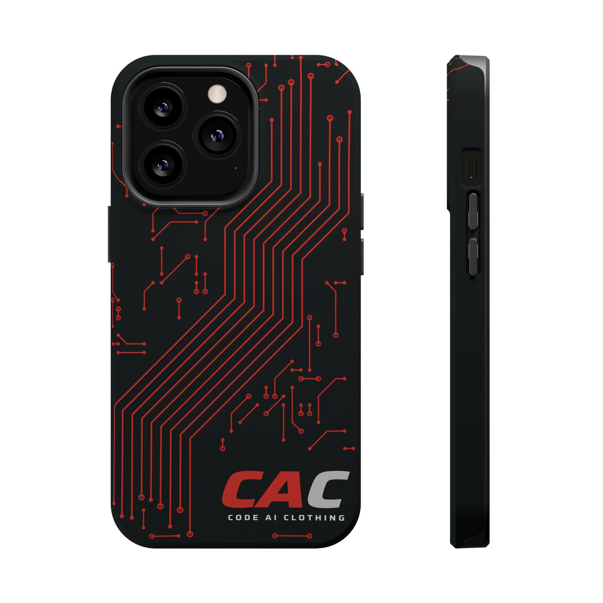 Code AI Circuit Phone Case
