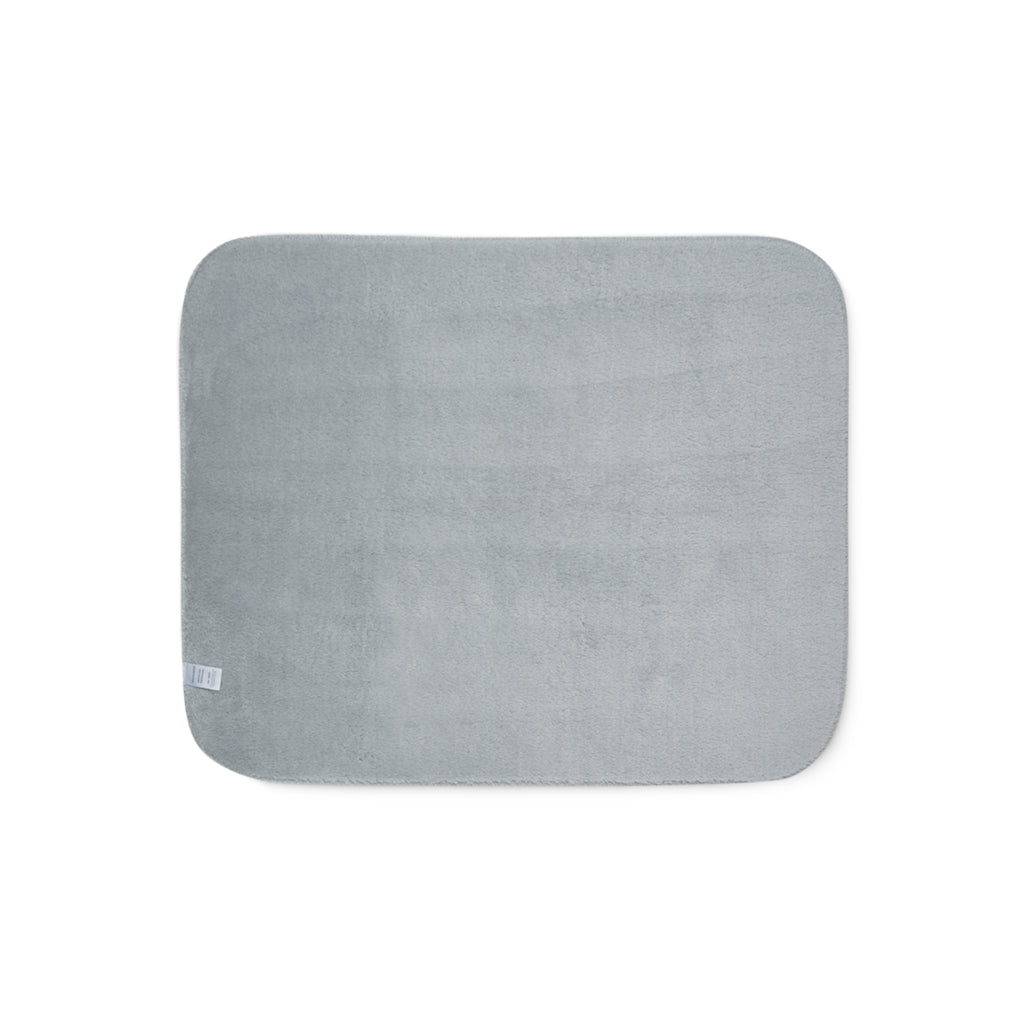 Sherpa Blanket — Code AI Green Shield Logo Plush Throw