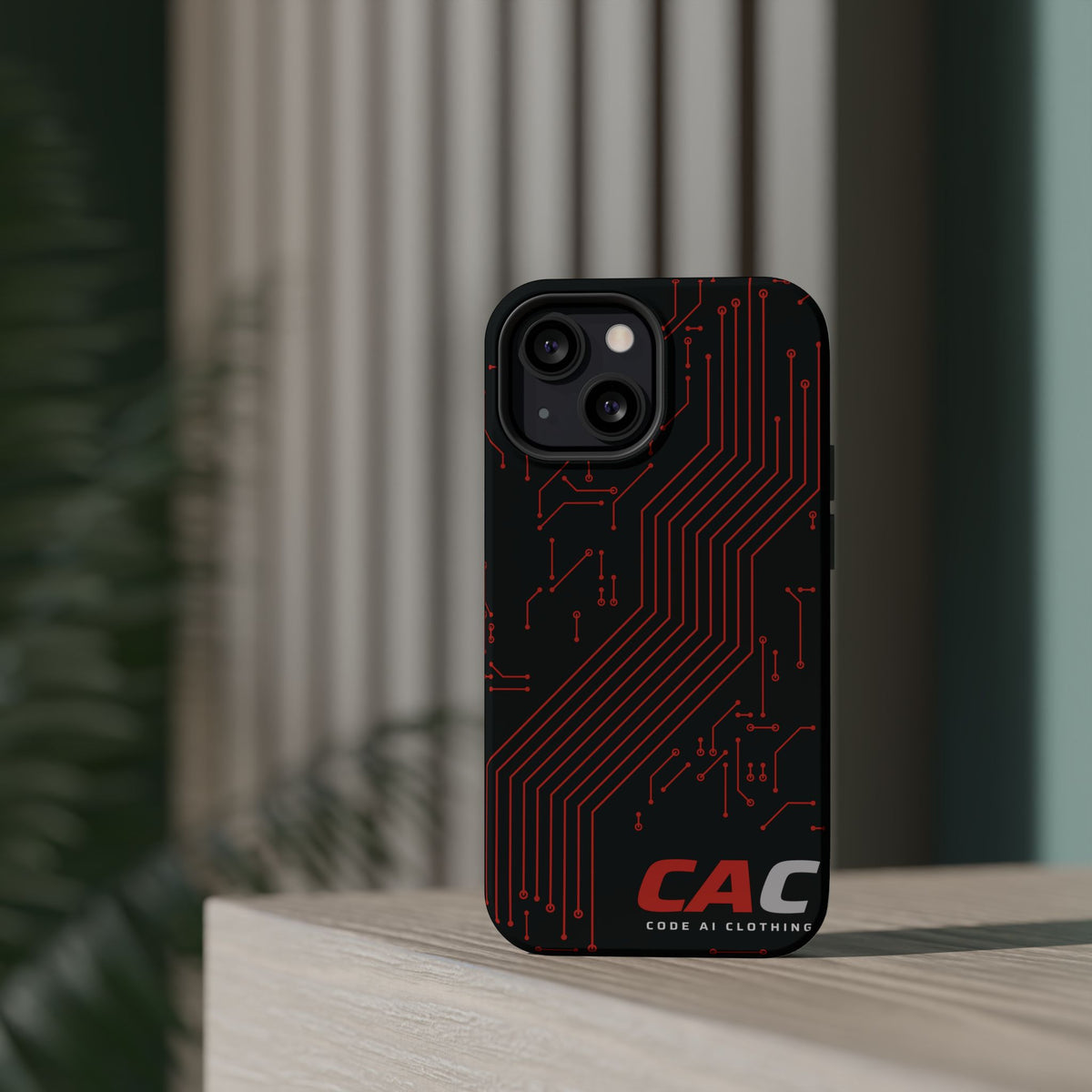 Code AI Circuit Phone Case