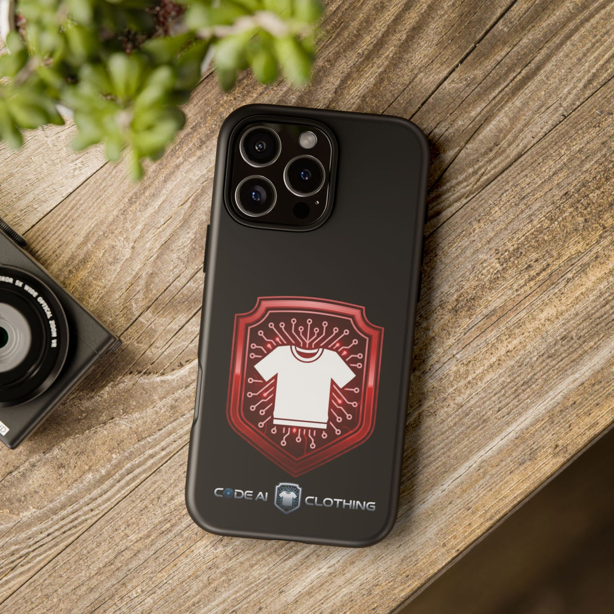 Red and White Code Case