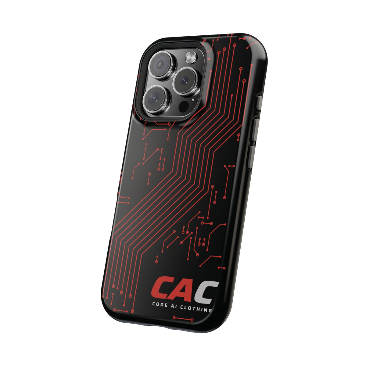 Code AI Circuit Phone Case