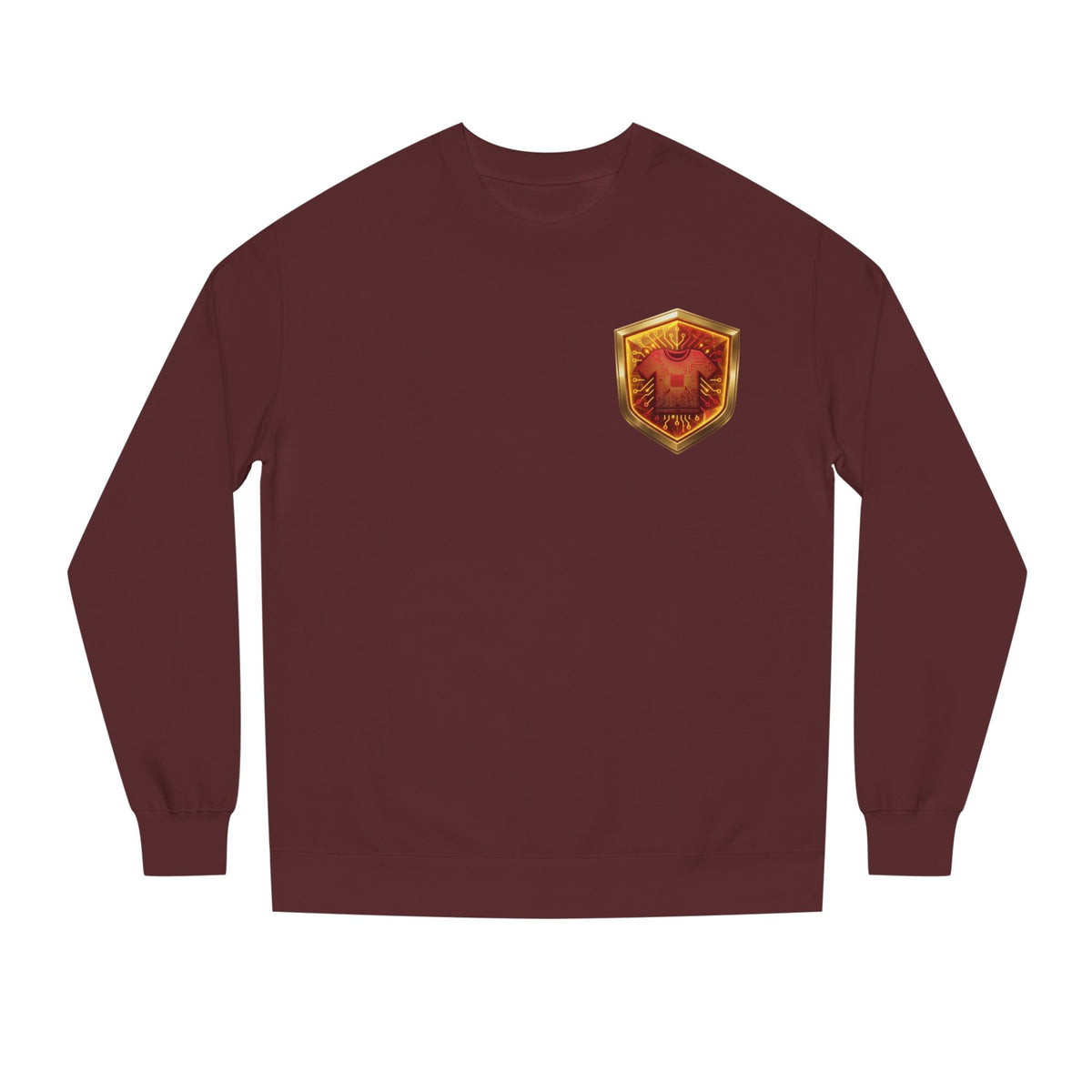 Red and Yellow Code Crewneck