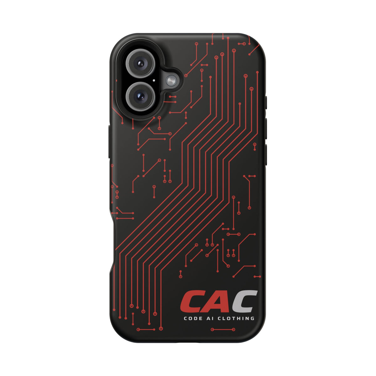 Code AI Circuit Phone Case