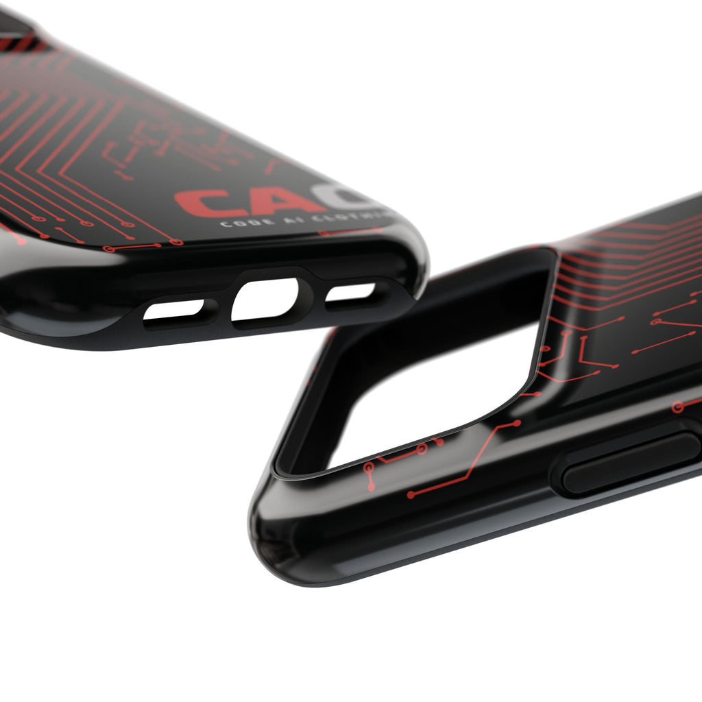 Code AI Circuit Phone Case