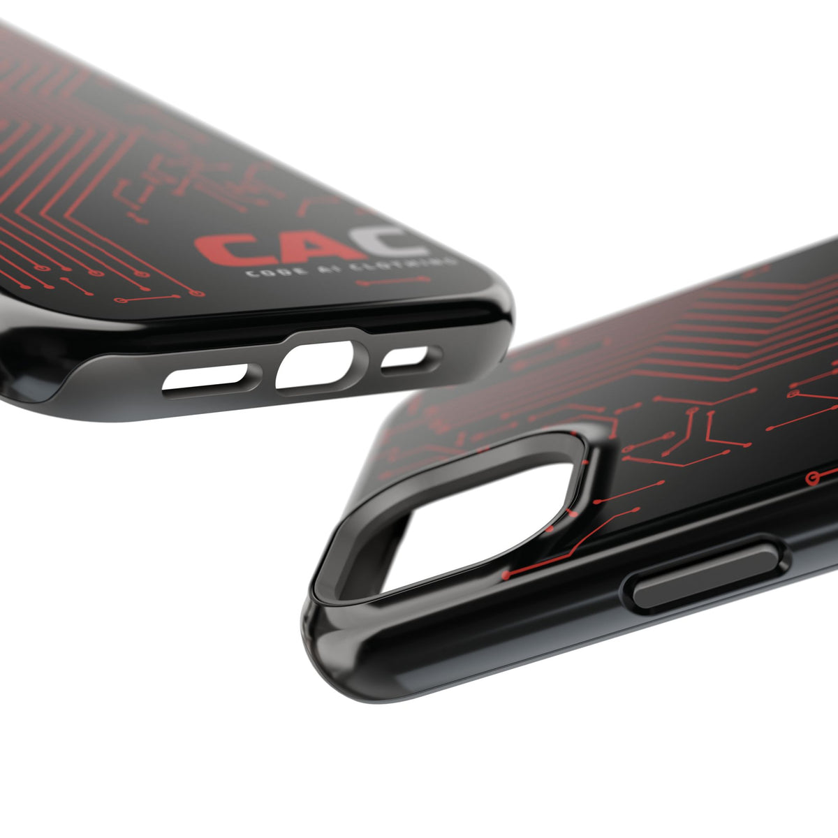 Code AI Circuit Phone Case