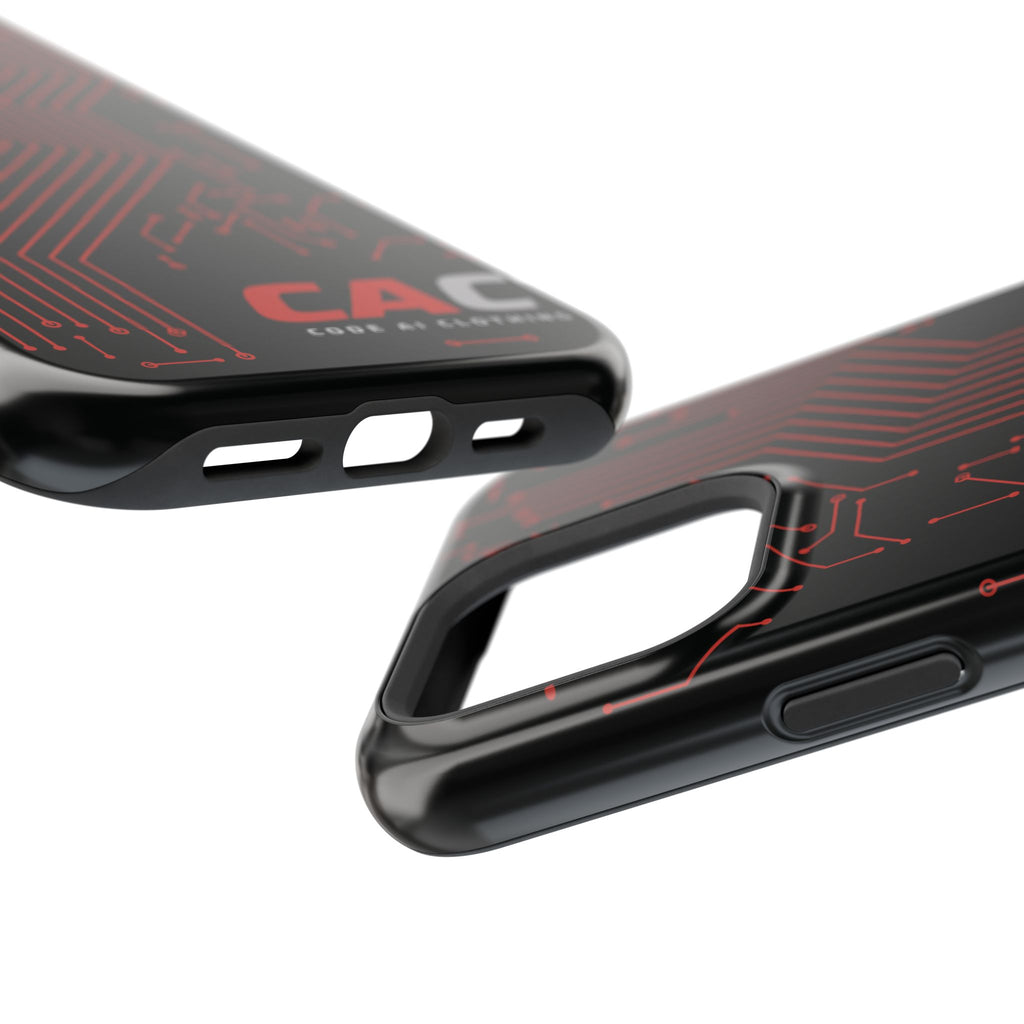Code AI Circuit Phone Case