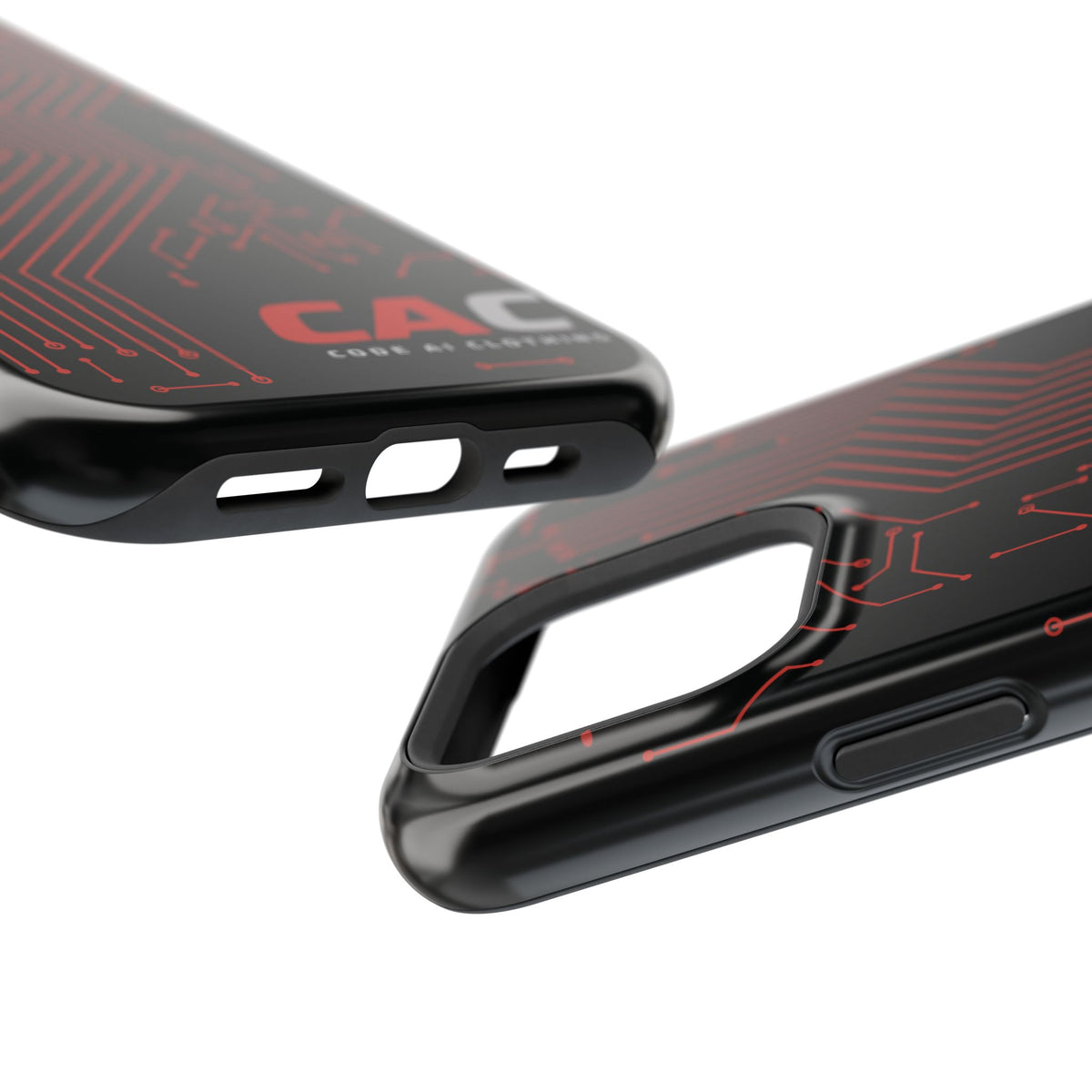 Code AI Circuit Phone Case