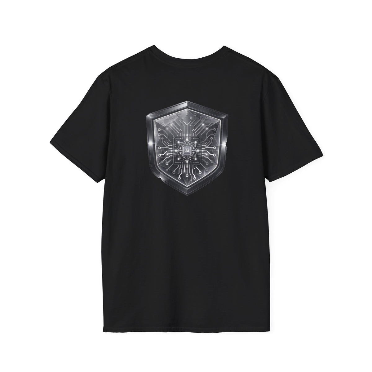 Sliver and black code ai clothing T-Shirt