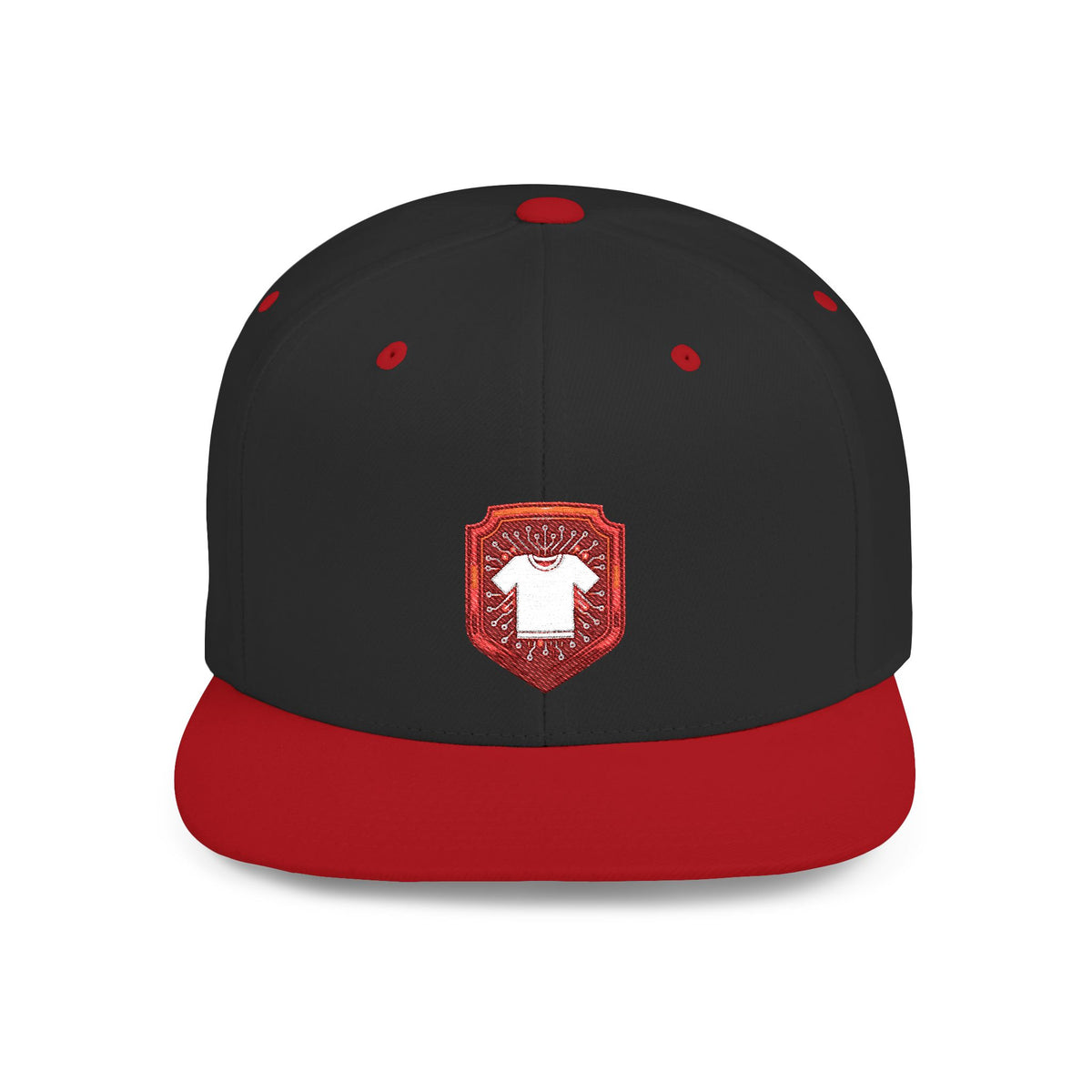 Red and White Snapback Cap