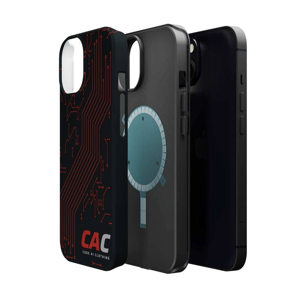 Code AI Circuit Phone Case