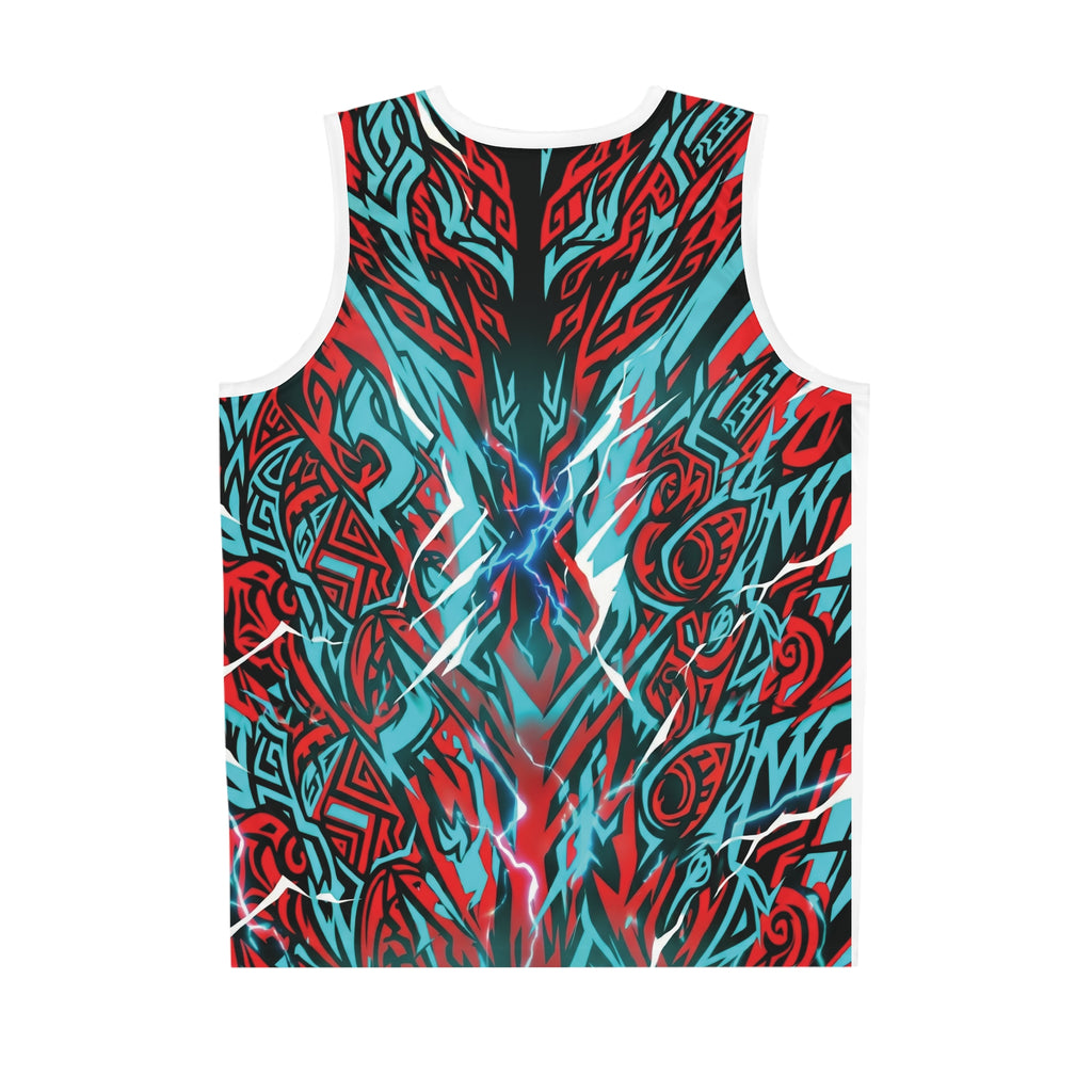 Wolf Mascot Basketball Jersey — "Shylo Wolf" All-Over Print