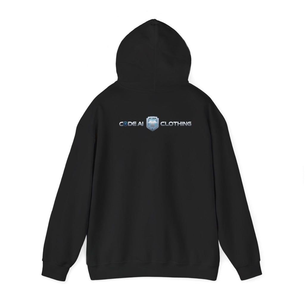 Code AI Logo Hoodie — Programmer Tech Pullover