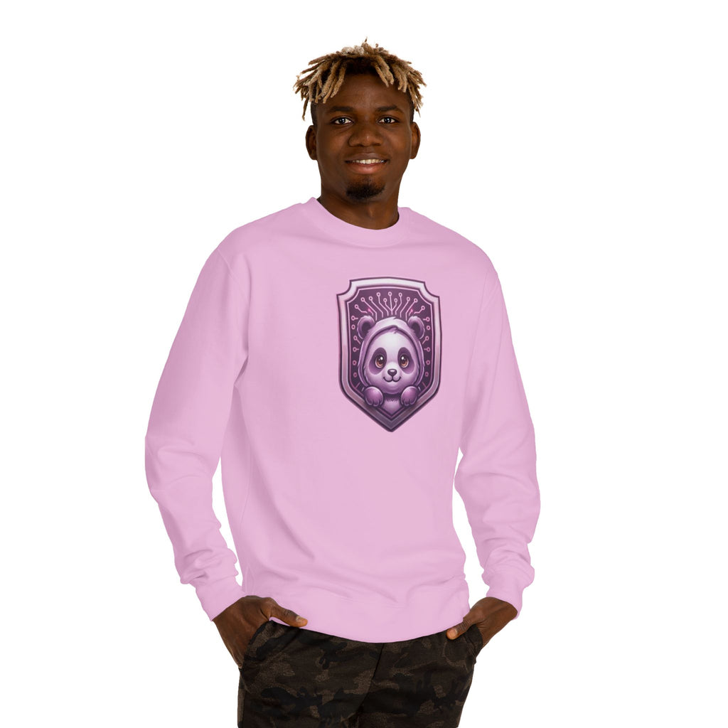 Cute panda CodeAiclothing Crew Neck Sweatshirt