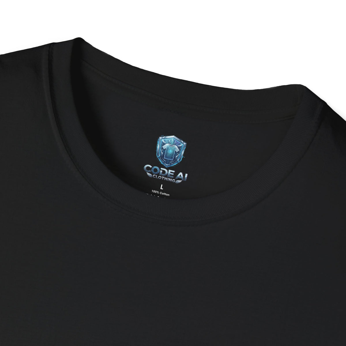 Code ai clothing  orange and blackSoftstyle T-Shirt