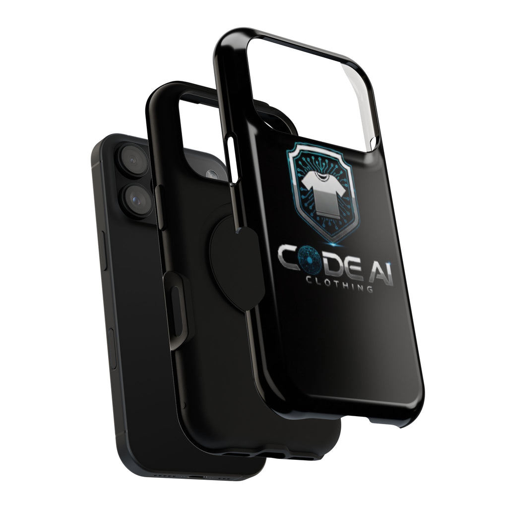 Code AI Clothing Impact-Resistant Phone Case — Tech Shield Logo