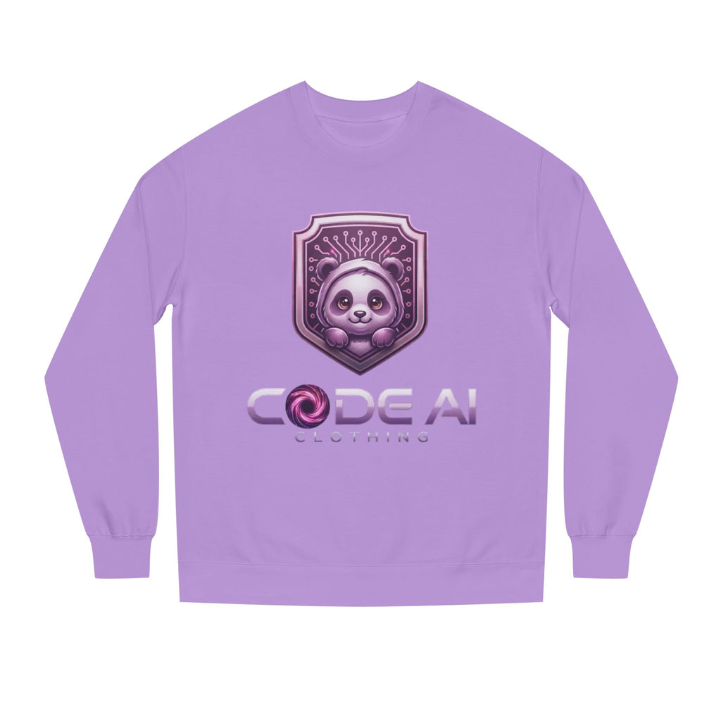 Cute panda CodeAiclothing Crew Neck Sweatshirt