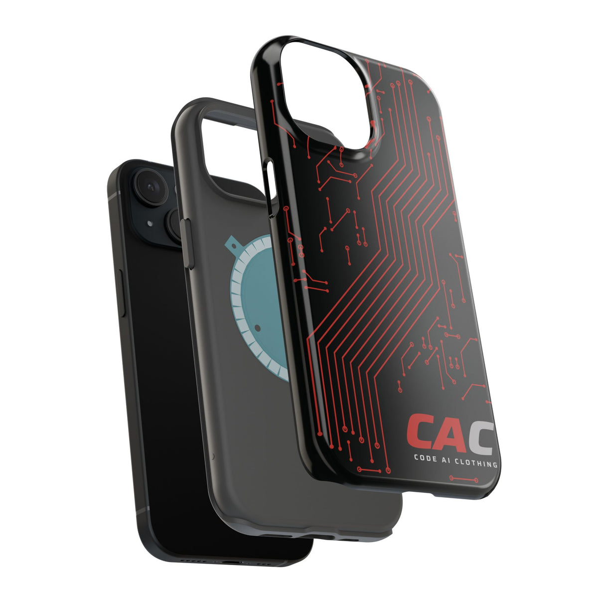 Code AI Circuit Phone Case