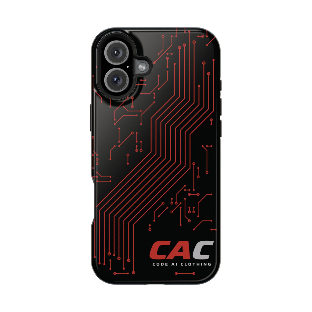 Code AI Circuit Phone Case