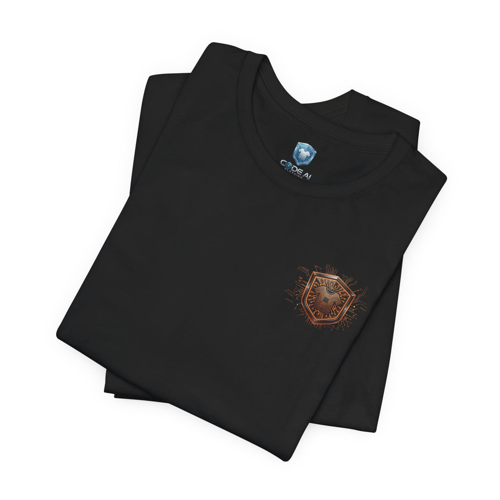 Orange Glitch Code Tee