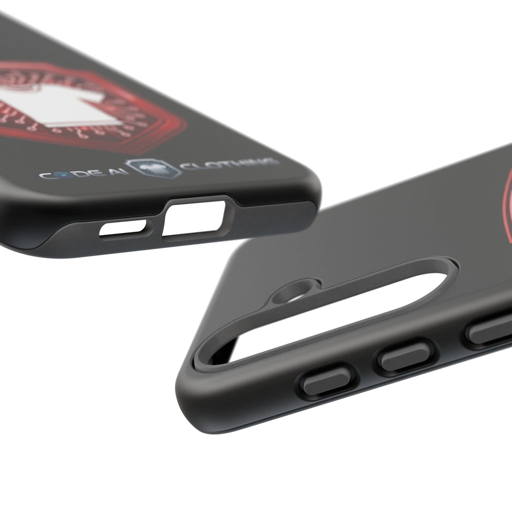 Red and White Code Case