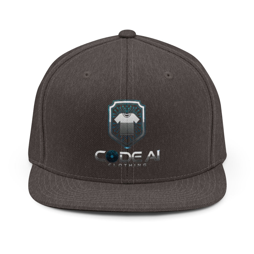 Snapback Hat — Coda AI Clothing Embroidered Logo Cap