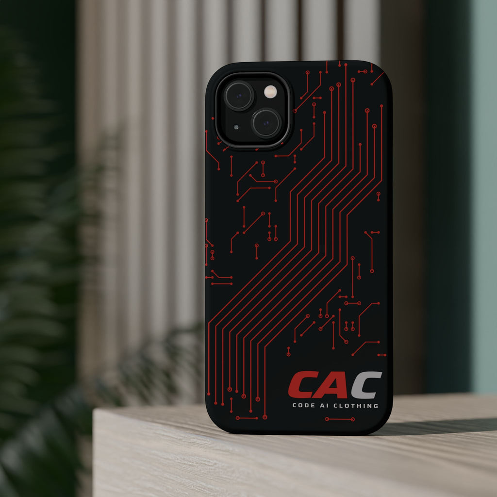 Code AI Circuit Phone Case