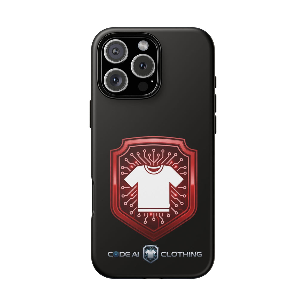 Red and White Code Case